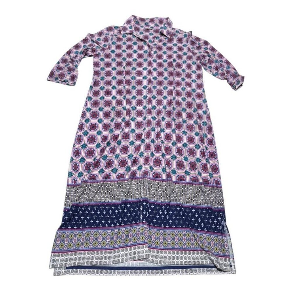 Chico's Shirtdress Multicolor Size XL